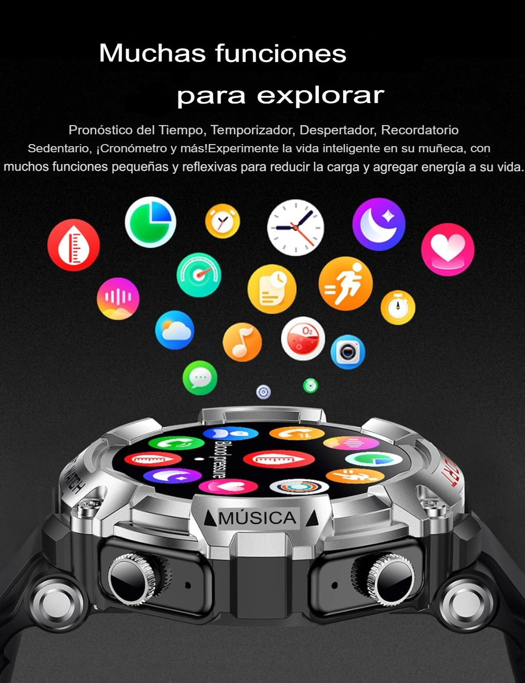 WatchPods - reloj inteligente con auriculares integrados - Envío Gratis