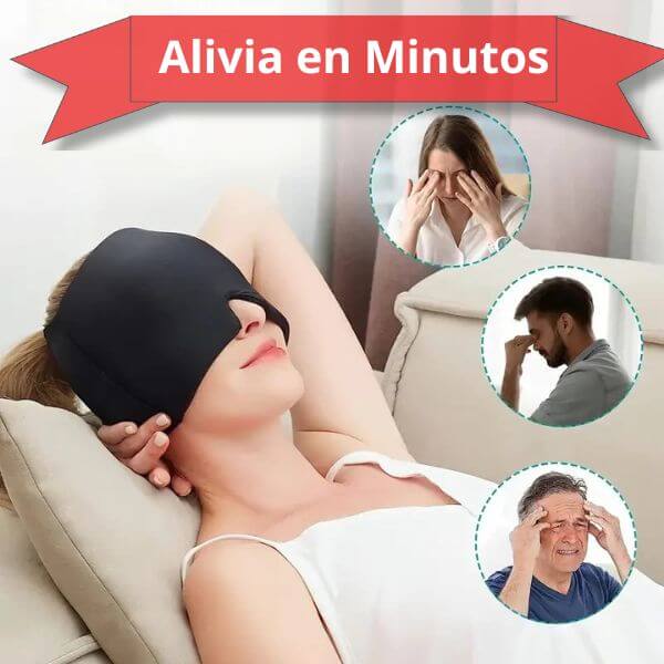 GORRO TERAPÉUTICO DE ALIVIO EN GEL ANTI-MIGRAÑA - ENVIO GRATIS