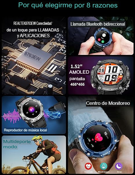 WatchPods - reloj inteligente con auriculares integrados -  Envío Gratis